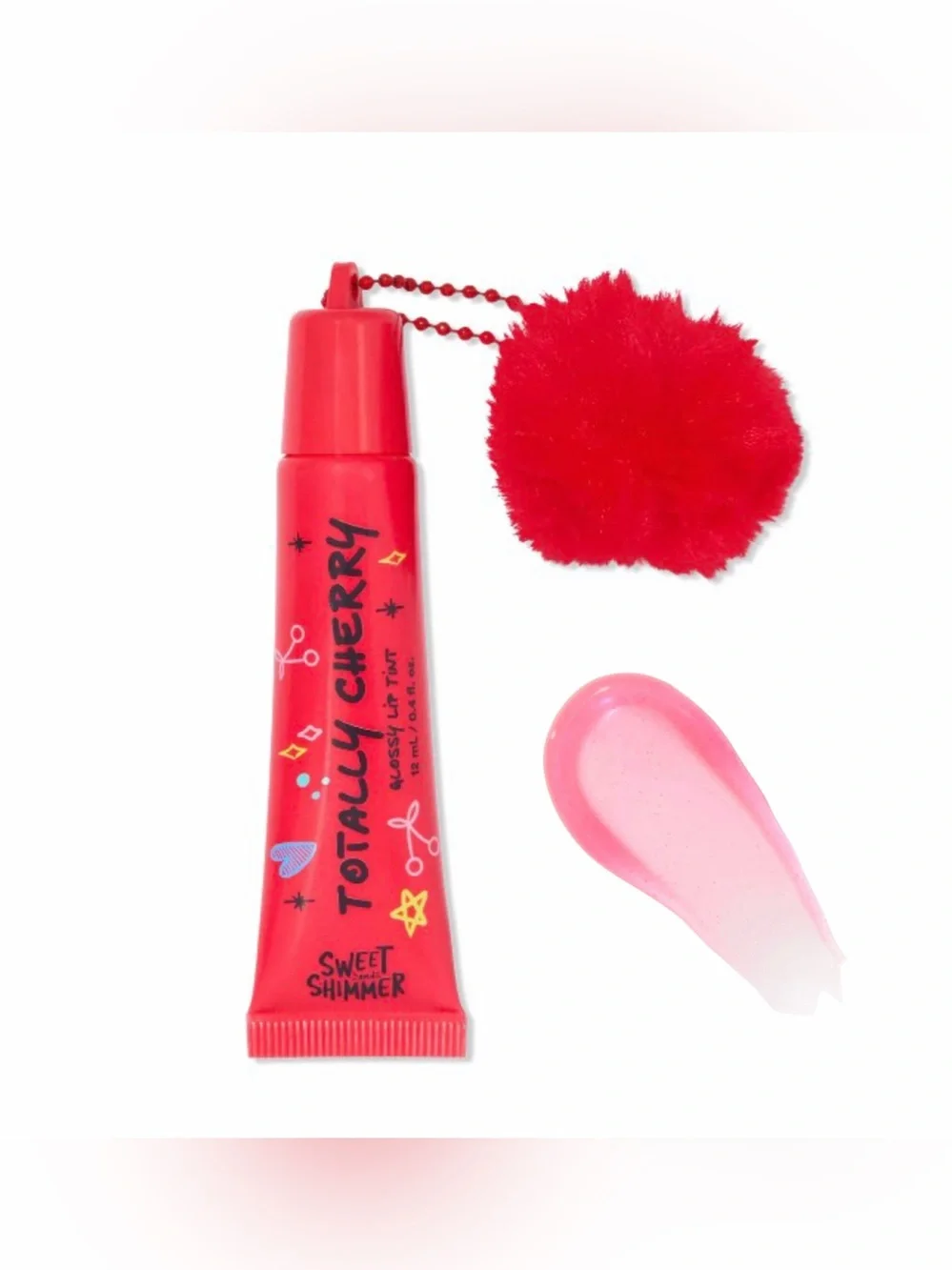 Sweet Shimmer Glossy Lip Tint -Red